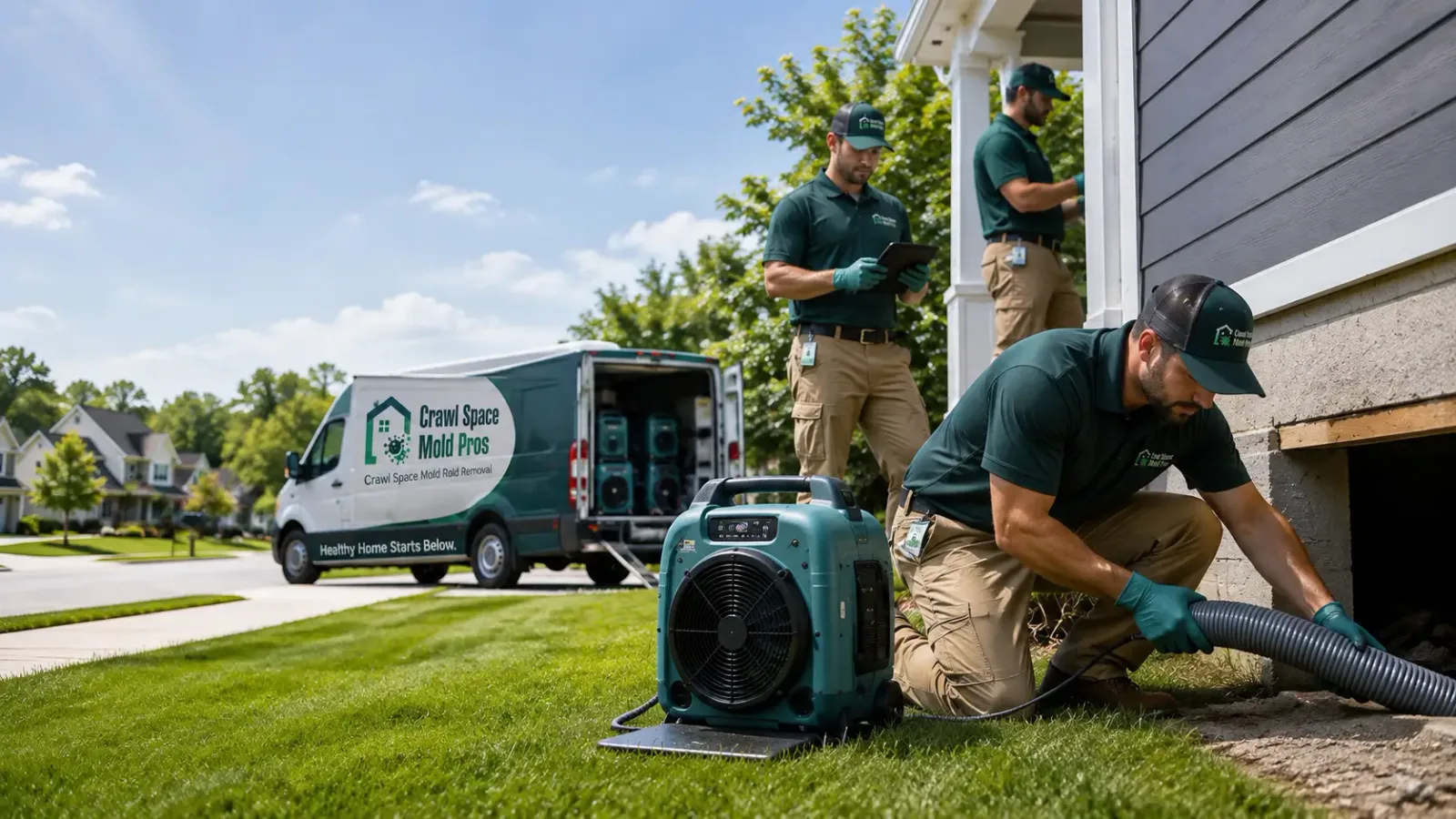 Crawl Space Mold Removal in Orfordville, WI